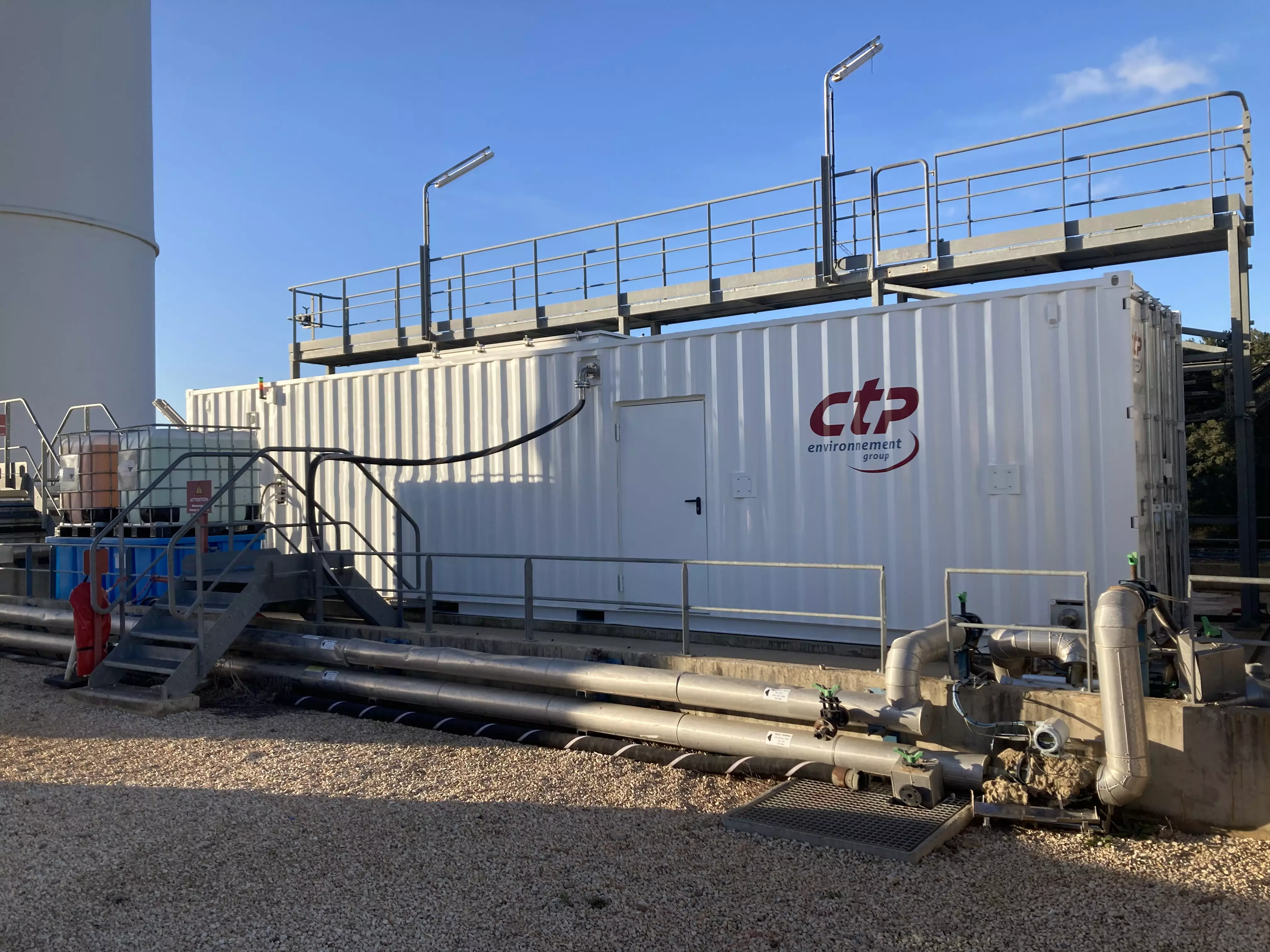 Mobile unit for PFAS treatment - CTP environnement Group